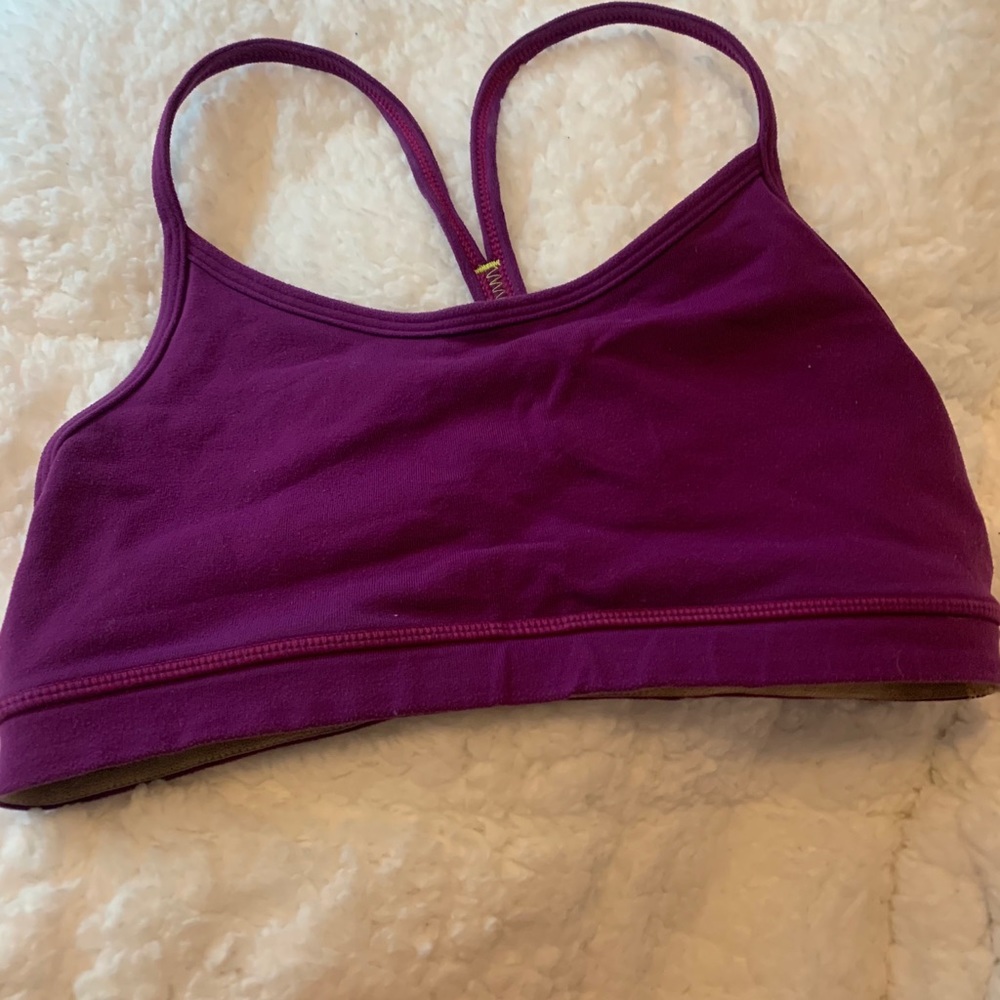 Lululemon Purple Y-Back Sports Bra